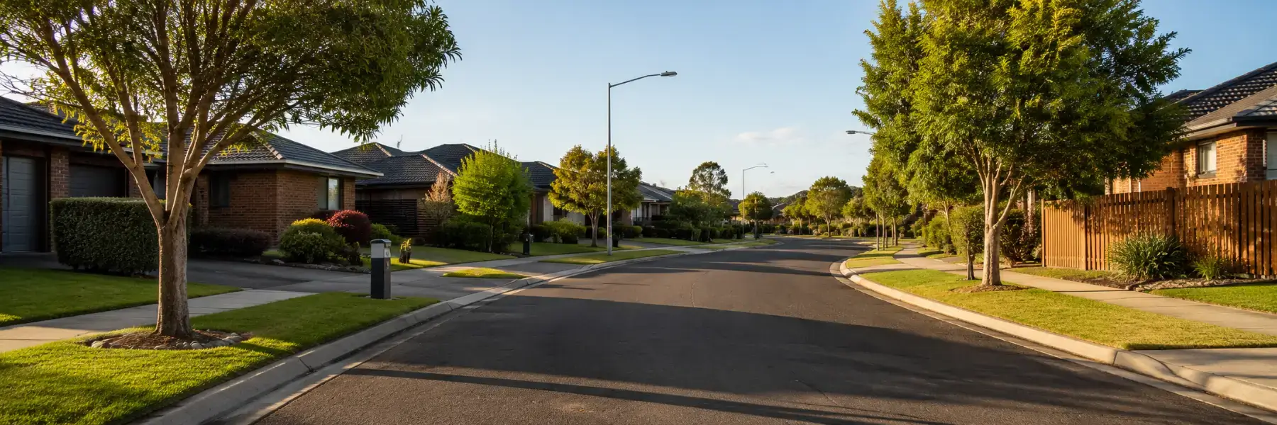 Quiet residential street