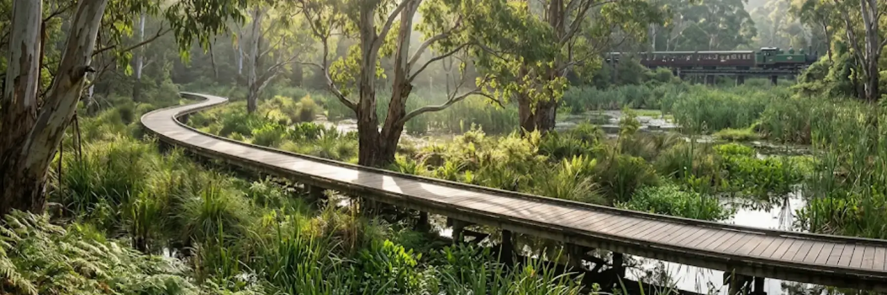 Elevated boardwalk